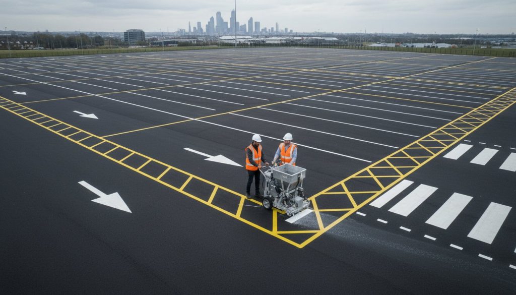 Professional Road Marking Contractors: A Strategic Guide to UK Surface Safety